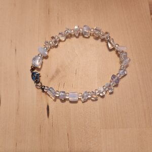Handmade Moonstone Beaded Bracelet